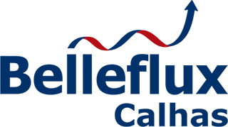 Logotipo Belleflux Calhas